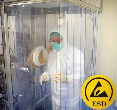 ESD pvc curtain ESD pvc curtain